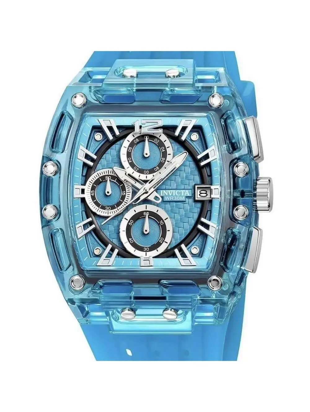 Invicta S1 Rally Allogrip Men 42mm Blue tone Case Blue Dial